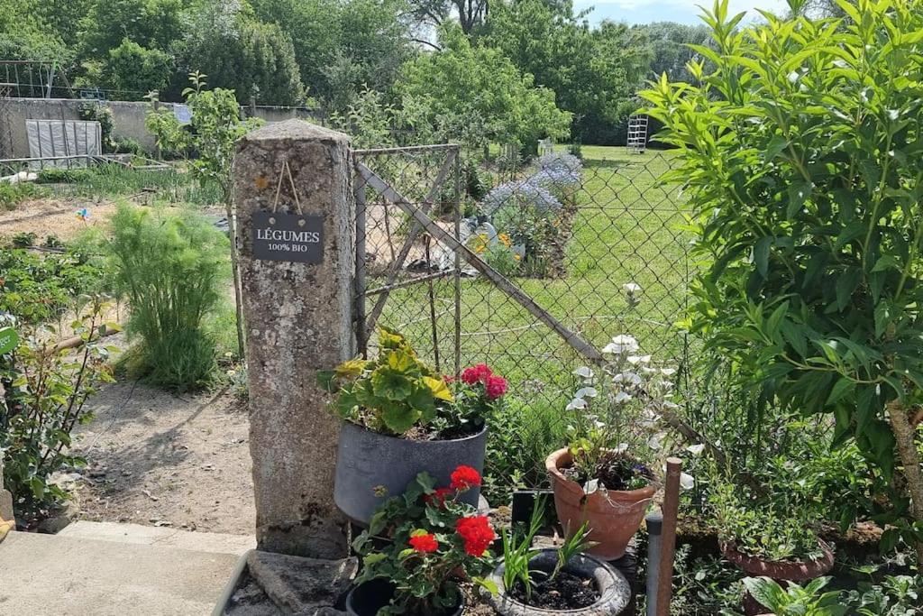 Les Noyers Monestois Entre Cher Et Canal De Berry Mennetou-sur-Cher Ngoại thất bức ảnh